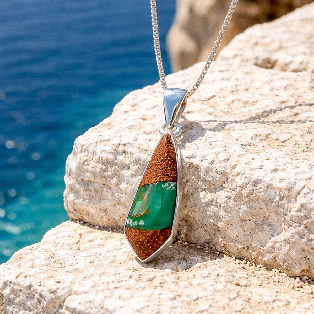 ! Boulder Chrysoprase Necklace